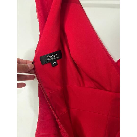 Tadashi Petite Collections Red Formal Dress 4P - Picture 6 of 7